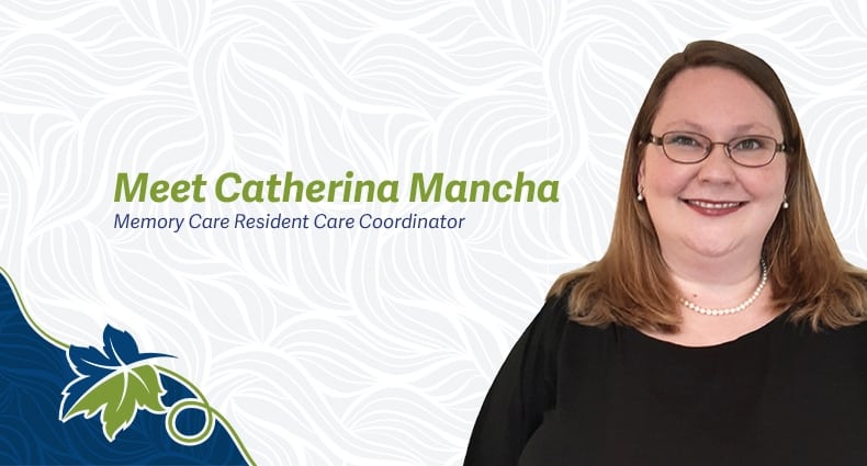 Catherine Mancha, memory care resident care coordinator head shot